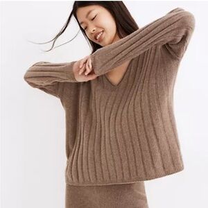 Madewell Taupe Cashmere Knit